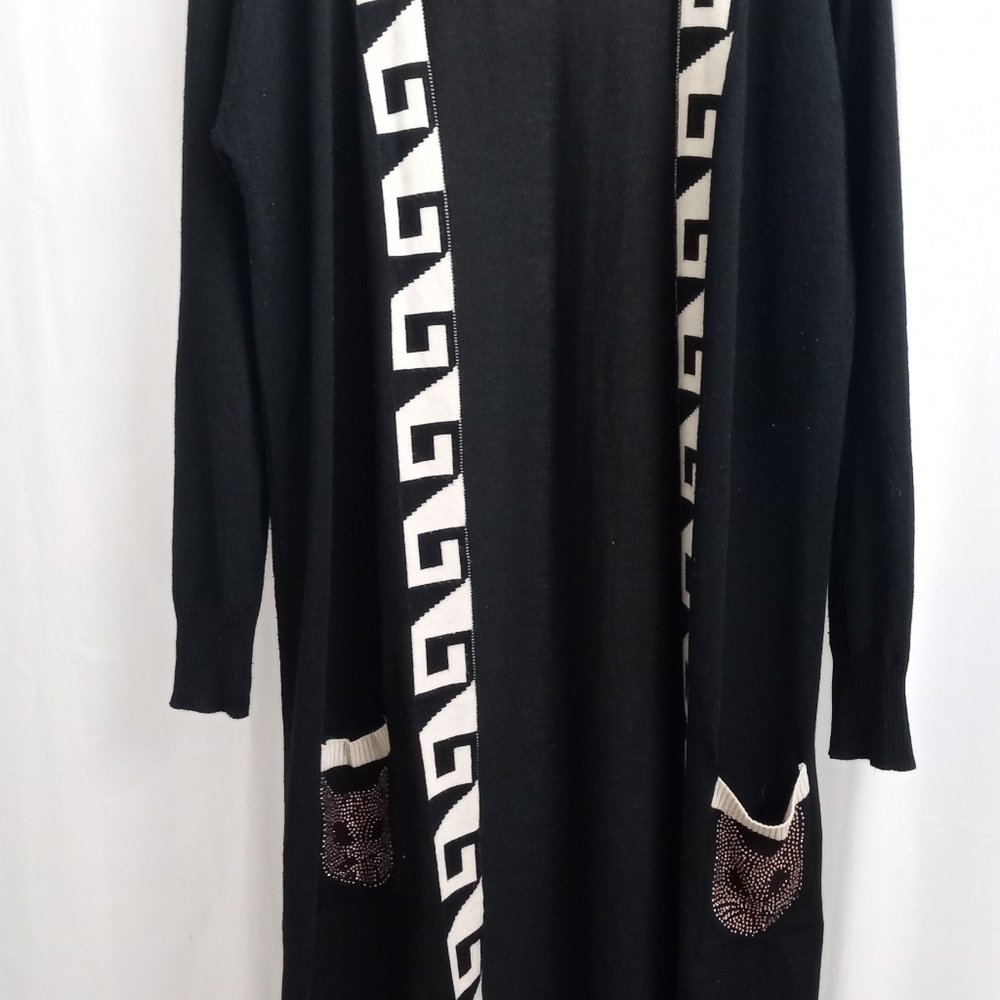 Cap Greek Key Pattern Duster- Size S-M - Picture 13 of 14